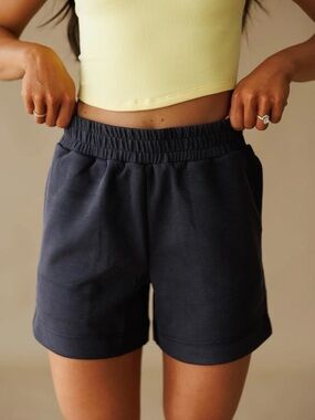 Women's Mono B Elastic Waist Shorts